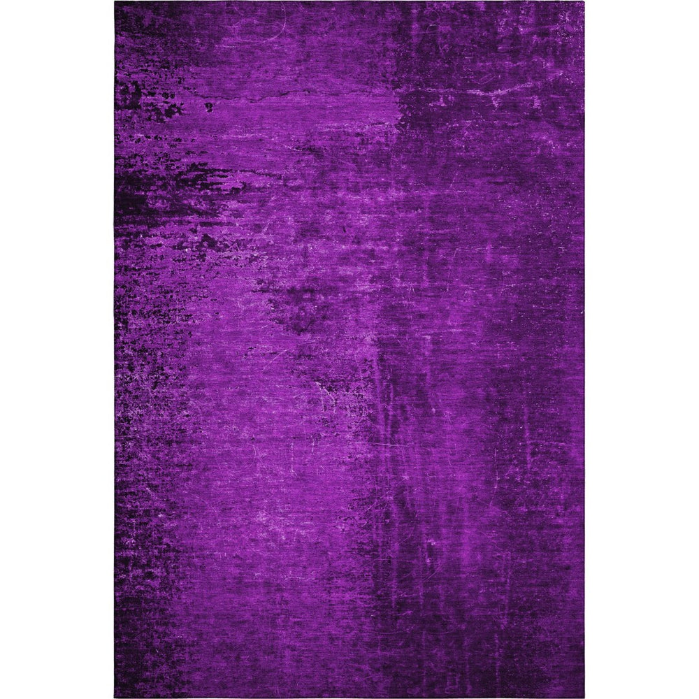 HomeRoots 5' X 8' Purple And Gray Abstract Area Rug – Stylish, Washable, UV-Protected, Durable for Any Space 648828