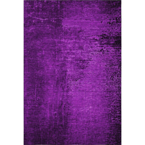 HomeRoots 8' X 10' Stylish Purple and Gray Abstract Area Rug - Washable, UV Protected, Durable for Homes 648830