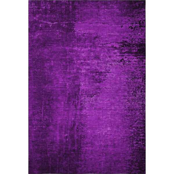 HomeRoots 8' X 10' Stylish Purple and Gray Abstract Area Rug - Washable, UV Protected, Durable for Homes 648830