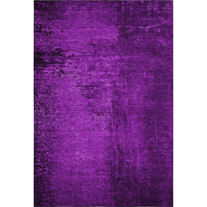 HomeRoots 10' X 14' Purple and Gray Abstract Area Rug - Washable, UV Protected, Stylish for Modern Living Spaces 648832
