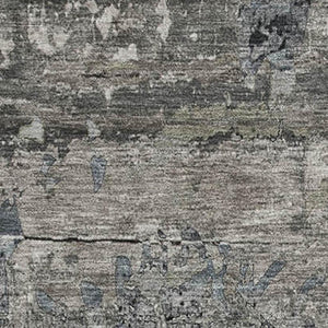 HomeRoots 9' X 12' Gray & Taupe Abstract Washable Area Rug - Durable, Stain-Resistant, UV Protected Style! 648849
