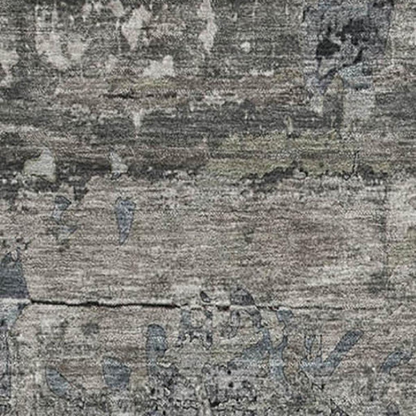 HomeRoots 9' X 12' Gray & Taupe Abstract Washable Area Rug - Durable, Stain-Resistant, UV Protected Style! 648849