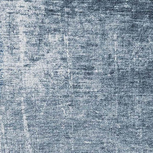 HomeRoots 10' Blue and Ivory Abstract Washable Area Rug with UV Protection for High-Traffic Spaces & Kids 648892