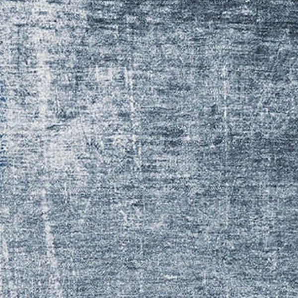 HomeRoots 10' Blue and Ivory Abstract Washable Area Rug with UV Protection for High-Traffic Spaces & Kids 648892