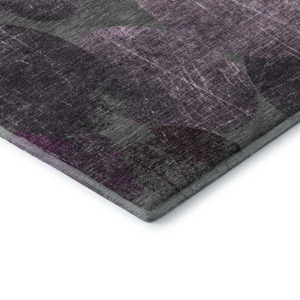 HomeRoots 10' X 14' Washable Cabernet and Ivory Abstract Area Rug - UV Protection, Stain Resistant, Durable Design 648904