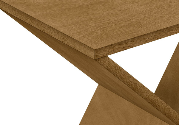 English Elm Accent Table - Contemporary Taupe-Brown Veneer, Narrow Side Table For Small Spaces & Stylish Storage B2710P219485