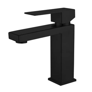 English Elm Single Handle Bathroom Faucet - Modern Matte Black Stainless Steel Lavatory Sink Fixture, Easy Install T3177P388143-GIGA