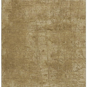 HomeRoots 10' X 14' Beige & Ivory Abstract Area Rug - Washable, UV Protected, Stain-Resistant for Family Spaces 649012