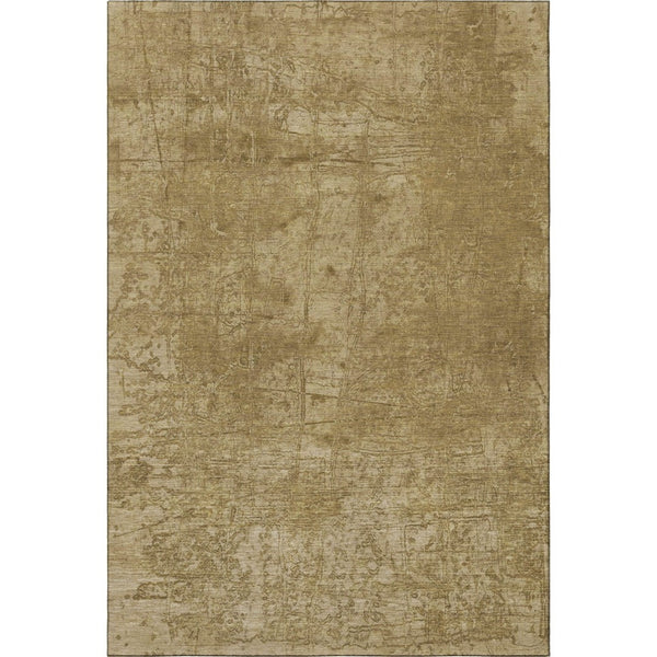 HomeRoots 10' X 14' Beige & Ivory Abstract Area Rug - Washable, UV Protected, Stain-Resistant for Family Spaces 649012