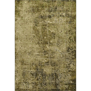 HomeRoots 8' X 10' Stylish Brown and Ivory Abstract Washable Area Rug with UV Protection for Modern Homes 649016