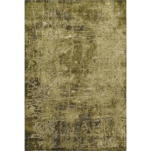 HomeRoots 8' X 10' Stylish Brown and Ivory Abstract Washable Area Rug with UV Protection for Modern Homes 649016