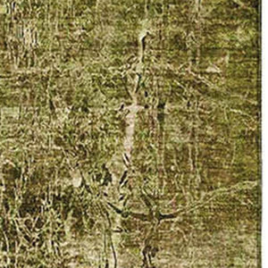 HomeRoots 10' X 14' Brown And Ivory Abstract Washable Area Rug - Stylish, Durable, and Stain-Resistant Design 649018
