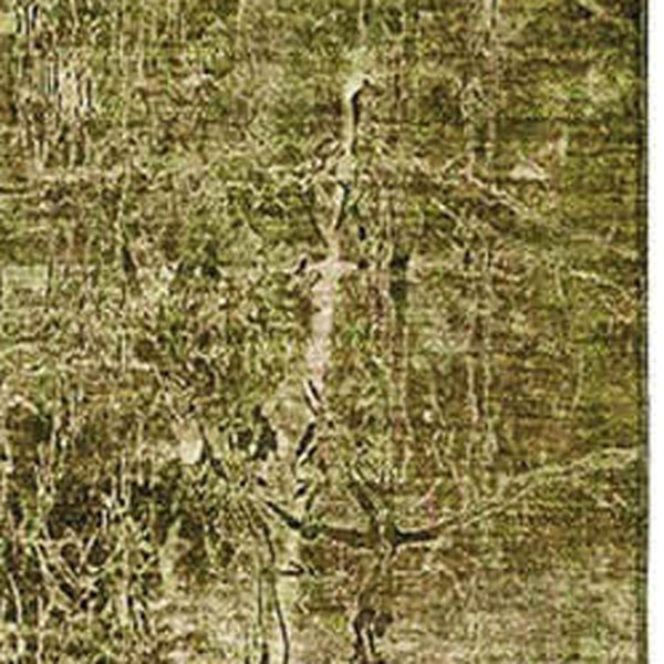HomeRoots 10' X 14' Brown And Ivory Abstract Washable Area Rug - Stylish, Durable, and Stain-Resistant Design 649018