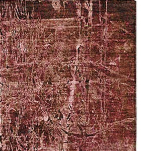 HomeRoots 10' X 14' Merlot and Ivory Abstract Washable Area Rug - Durable, Stylish, UV Protected for Busy Homes 649042