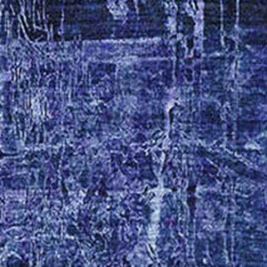 HomeRoots 10' Navy Blue and Ivory Abstract Washable Area Rug – Durable, Stylish, and UV-Protected for Homes 649048