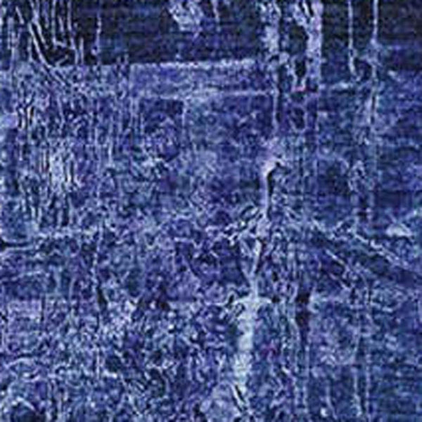 HomeRoots 10' Navy Blue and Ivory Abstract Washable Area Rug – Durable, Stylish, and UV-Protected for Homes 649048