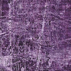 HomeRoots 10' X 14' Washable Purple & Ivory Abstract Area Rug with UV Protection for Modern, Family Spaces 649054