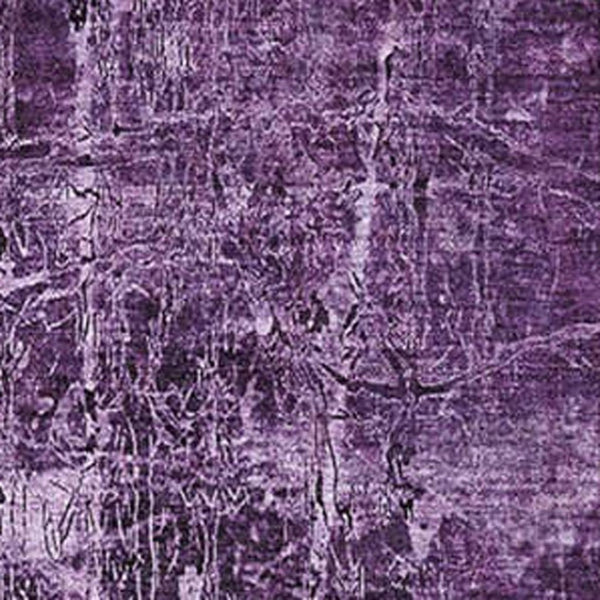 HomeRoots 10' X 14' Washable Purple & Ivory Abstract Area Rug with UV Protection for Modern, Family Spaces 649054