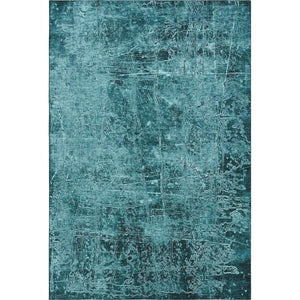 HomeRoots 10' X 14' Teal And Ivory Abstract Area Rug - Stylish, Washable, UV-Protected, Stain-Resistant Design! 649060
