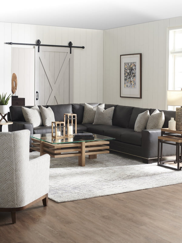 Lexington Tommy Bahama Home Dolca Vita Nesting Tables - Global Transitional Design With Knotty Oak Veneers And Aged Bronze Accents Newcastle  566-958