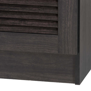 Baxton Studio Baxton Studio Agni Modern Dark Brown Buffet & Hutch - Sleek Storage Solution for Dining Spaces DR 883701-Wenge