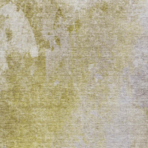 HomeRoots 5' X 8' Gold and Gray Washable Area Rug with UV Protection - Stylish, Durable, and Easy to Clean! 649392