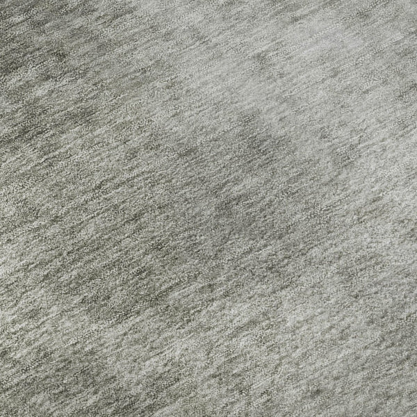 HomeRoots 8' X 10' Gray And Ivory Abstract Washable Area Rug – UV Protected, Durable, Stain-Resistant Design 649400
