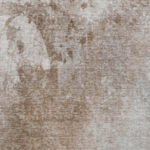 HomeRoots 10' X 14' Coffee and Gray Abstract Area Rug - Washable, UV Protected, Durable for Modern Living Spaces 649408