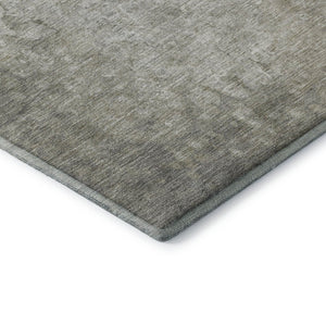 HomeRoots 5' X 8' Beige And Ivory Abstract Area Rug - Washable, UV Protected, Pet-Friendly Design for Everyday Use 649524