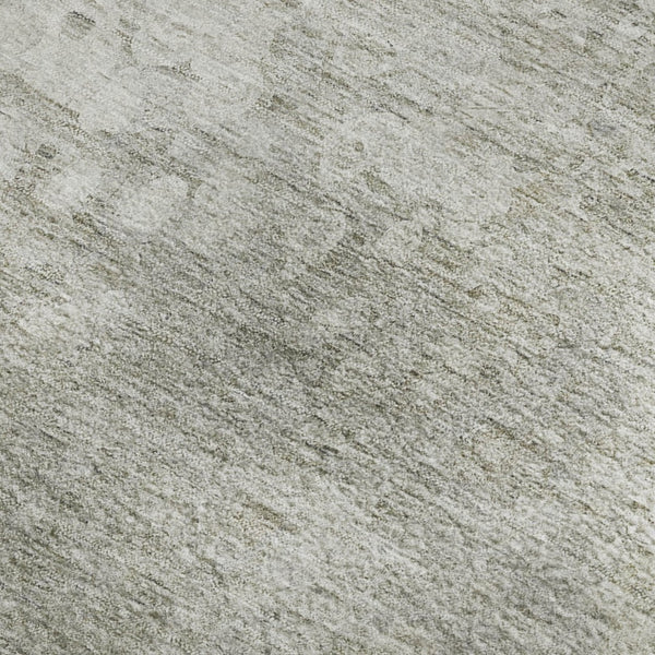 HomeRoots 5' X 8' Beige And Ivory Abstract Area Rug - Washable, UV Protected, Pet-Friendly Design for Everyday Use 649524