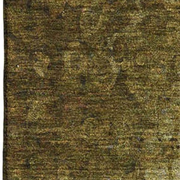 HomeRoots 5' X 8' Stylish Brown and Ivory Abstract Area Rug – Washable, UV-Protected, Stain-Resistant Design 649536