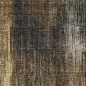 HomeRoots 5' X 8' Chocolate Gray and Ivory Abstract Area Rug - Stylish, Washable, UV-Protected for Everyday Use 649596