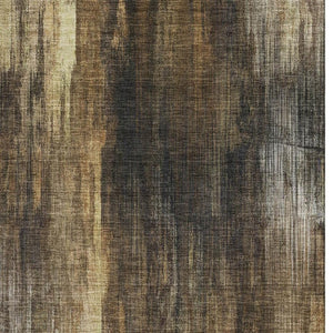 HomeRoots 10' X 14' Stylish Chocolate Gray & Ivory Abstract Washable Area Rug - UV Protection & Stain Resistant! 649600