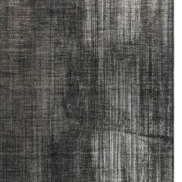 HomeRoots 8' X 10' Gray And Ivory Abstract Area Rug - Washable, Stain-Resistant, UV Protected for Easy Care 649604