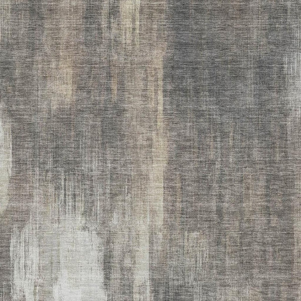 HomeRoots 5' X 8' Modern Taupe & Ivory Abstract Washable Area Rug with UV Protection for High-Traffic Areas 649608