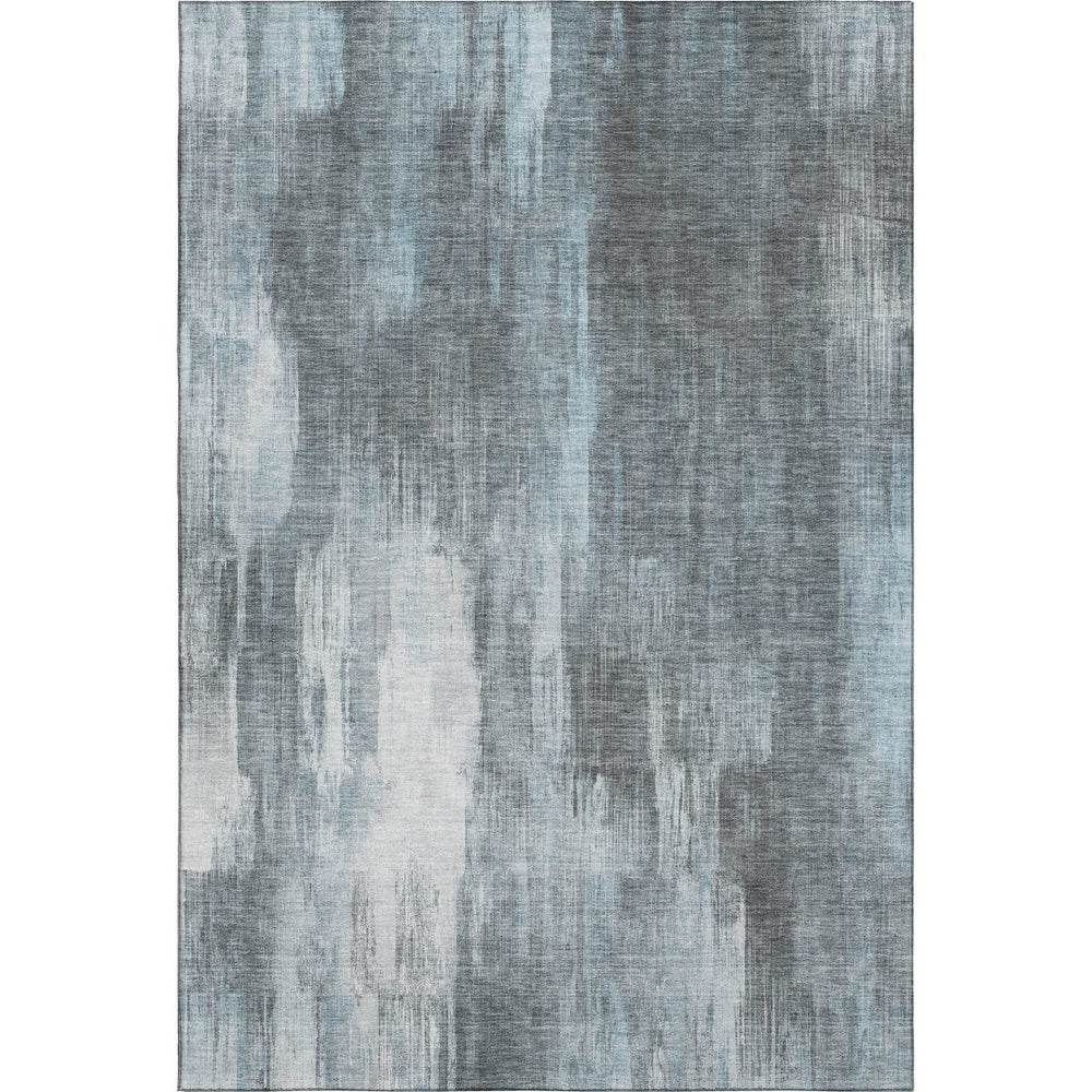 HomeRoots 10' Teal and Ivory Abstract Area Rug – Washable, UV Protected, Perfect for High-Traffic Spaces! 649618