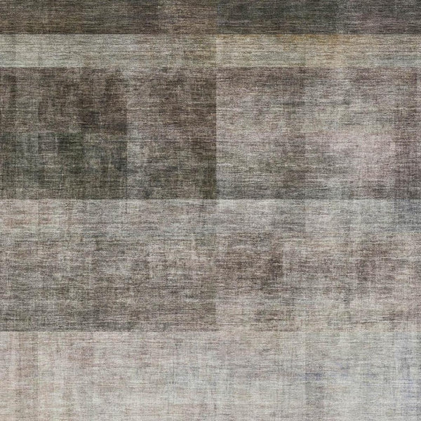 HomeRoots 10' X 14' Large Brown and Ivory Abstract Area Rug - Washable, UV Protected, Stylish for Any Room 649624