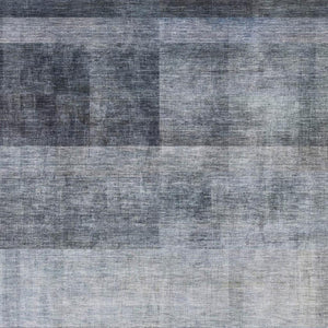 HomeRoots 5' X 8' Navy Blue And Ivory Abstract Area Rug - Stylish, Washable, UV Protected & Pet-Friendly Design 649632