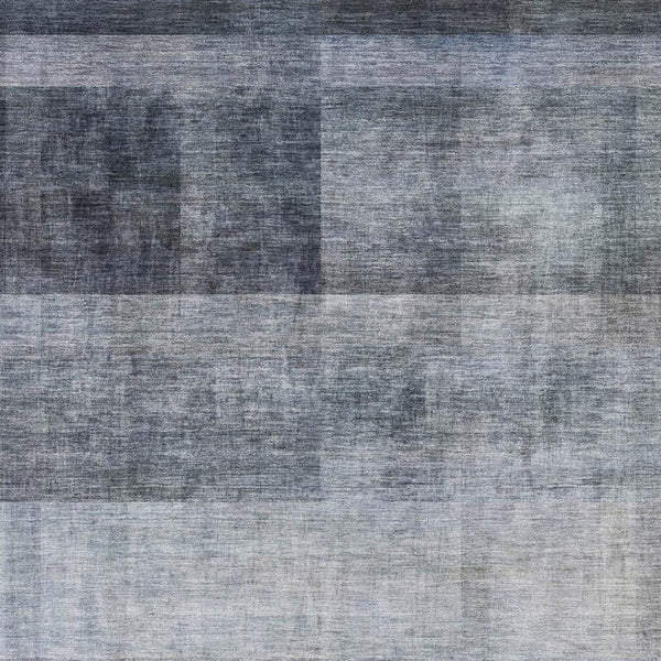 HomeRoots 5' X 8' Navy Blue And Ivory Abstract Area Rug - Stylish, Washable, UV Protected & Pet-Friendly Design 649632
