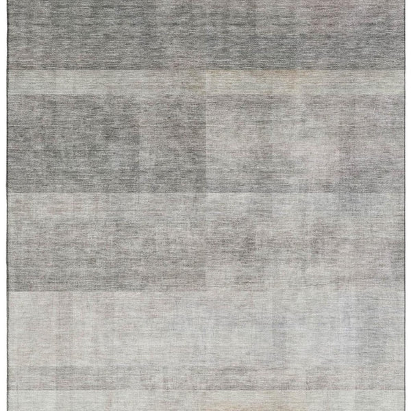 HomeRoots 10' X 14' Taupe and Ivory Abstract Area Rug - Washable, UV-Protected, Soft & Stain-Resistant Design 649654