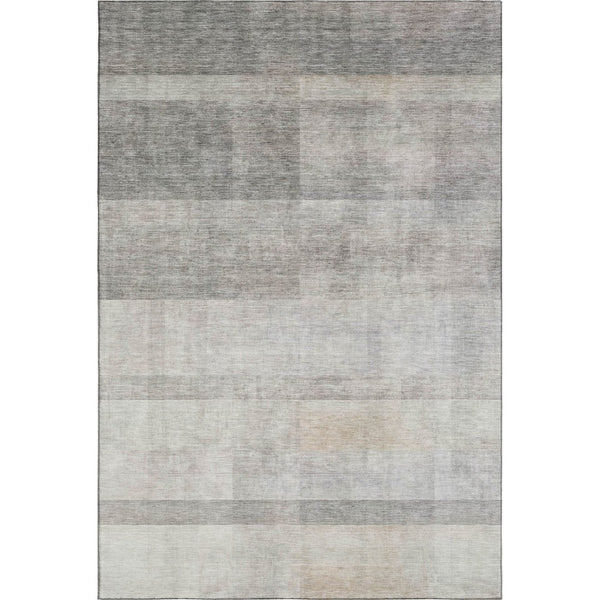 HomeRoots 10' X 14' Taupe and Ivory Abstract Area Rug - Washable, UV-Protected, Soft & Stain-Resistant Design 649654