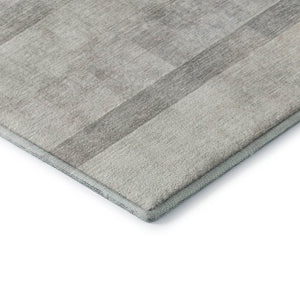 HomeRoots 10' X 14' Taupe and Ivory Abstract Area Rug - Washable, UV-Protected, Soft & Stain-Resistant Design 649654