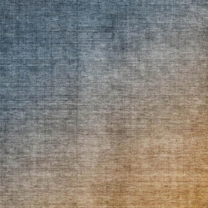 HomeRoots 8' X 10' Navy Blue And Orange Ombre Area Rug – Stain Resistant, UV Protected, Modern & Easy Care 649676