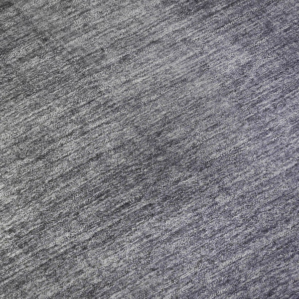 HomeRoots 8' Olive Green to Purple Ombre Round Rug - Stylish, Washable, UV-Protected for Modern Living Spaces 649681