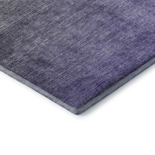 HomeRoots 10' Olive Green & Purple Ombre Area Rug - Stylish, Washable, UV-Protected, Perfect for Kids & Pets! 649684