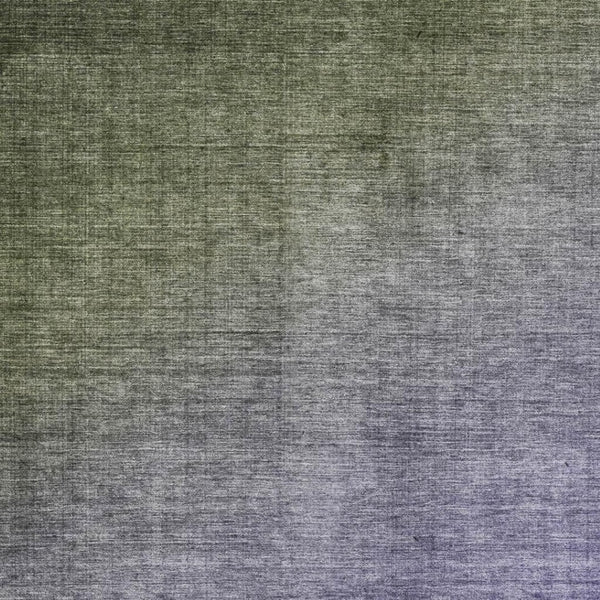 HomeRoots 10' Olive Green & Purple Ombre Area Rug - Stylish, Washable, UV-Protected, Perfect for Kids & Pets! 649684