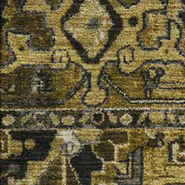 HomeRoots 5' X 8' Brown Gray Ivory Washable Area Rug with UV Protection - Stylish, Durable & Stain-Resistant! 649704