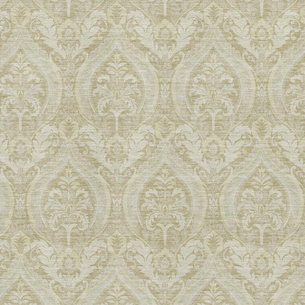 HomeRoots 5' X 8' Beige and Ivory Floral Washable Area Rug with UV Protection for Busy Homes and Pets 649770