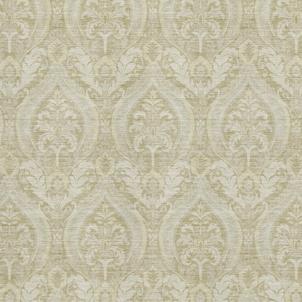 HomeRoots 8' X 10' Floral Beige Ivory Washable Area Rug with UV Protection for Style & Durability in Homes 649772