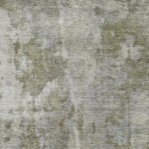 HomeRoots 5' X 8' Beige and Ivory Abstract Area Rug - Washable, UV-Protected, Kid & Pet-Friendly Design! 649806